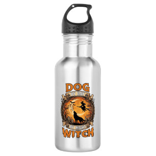 Dog Day Witch Night Halloween Wolf Moon Bats_1 532 Ml Water Bottle