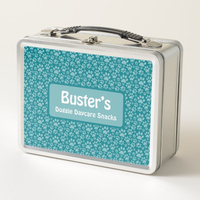 Dog Daycare Personalised Lunch Box  (Front)