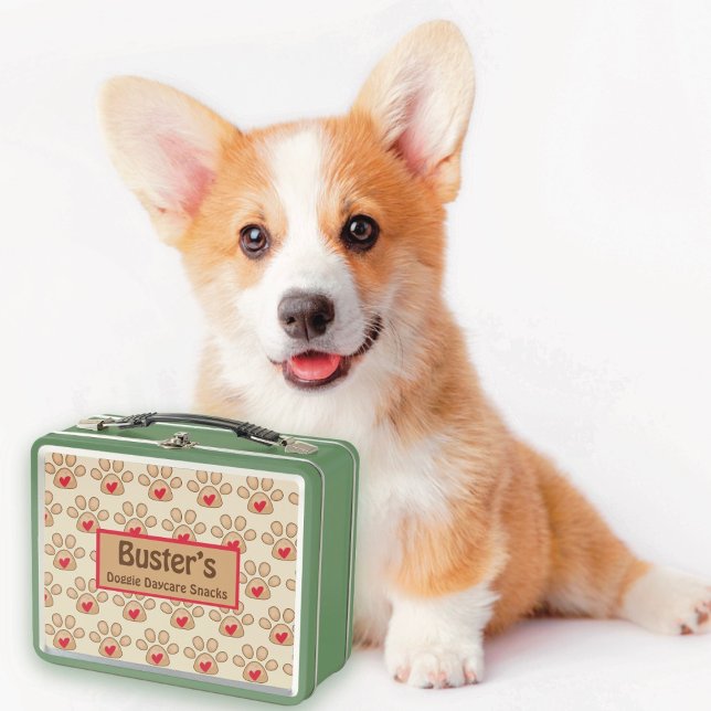 Dog Daycare Personalised Lunch Box  (Creator Uploaded)