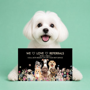 Dog Daycare Playtime Appointment Business Card