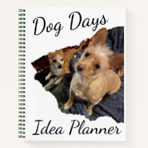 Dog Days Idea Planner Notebook
