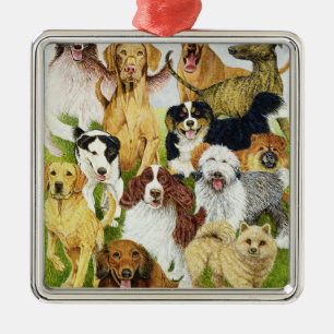 Dog Days Metal Ornament