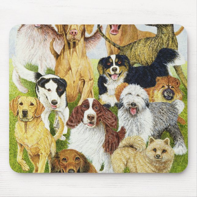 Dog Days Mouse Pad (Front)