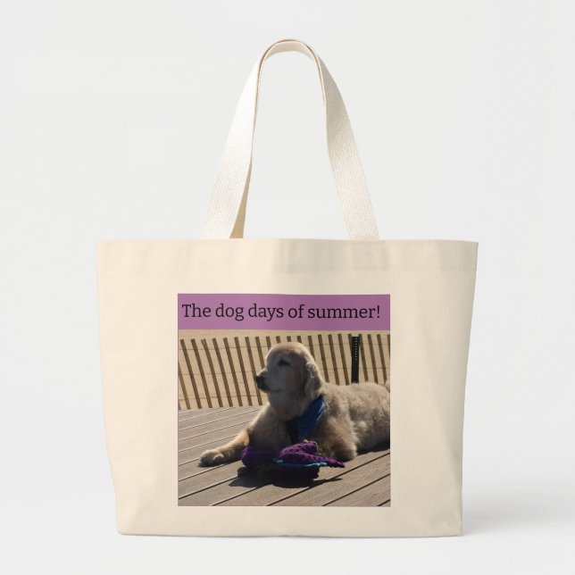 Dog Days of Summer Beach Bag (Front)