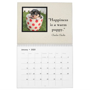 Dog Daze monthly Canine Photos & quotes Calendar