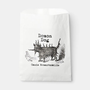 Dog Demon Vintage Funny Cute Favour Bag
