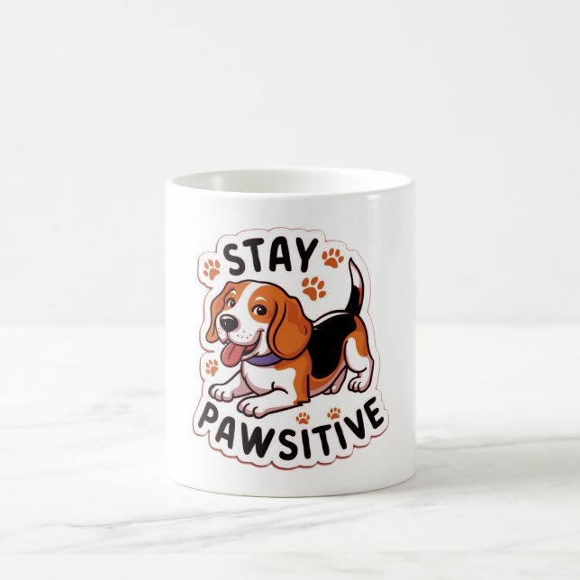 dog design coffee mug (Center)