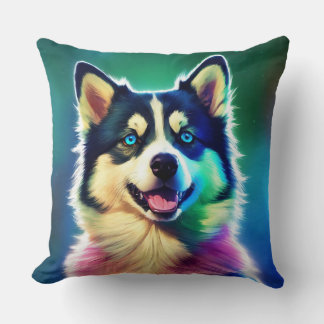 "Dog Design on a Pillow" Cushion