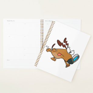 Dog Detective with Magnifying Glass Planner
