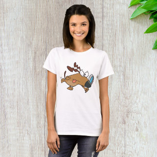 Dog Detective with Magnifying Glass T-Shirt