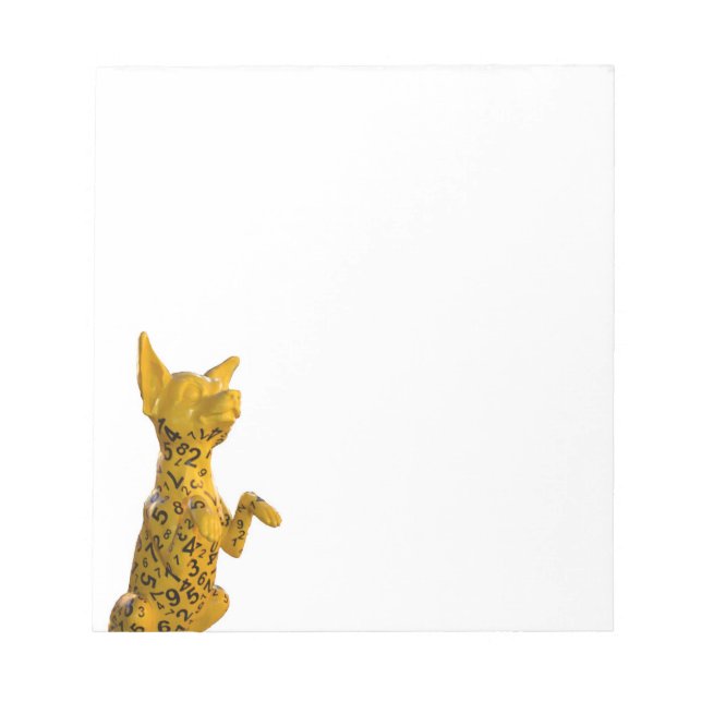 dog digits notepad (Front)
