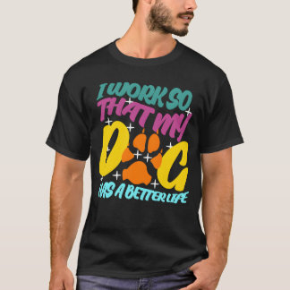 Dog Dogs White Shepherd Dachshund retro girl T-Shirt
