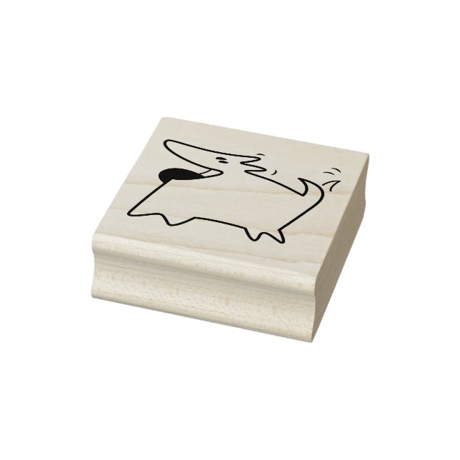 Dog Doodle Rubber Stamp (Stamp)