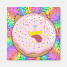 Dog-Doughnut: Frosted With Background Pin