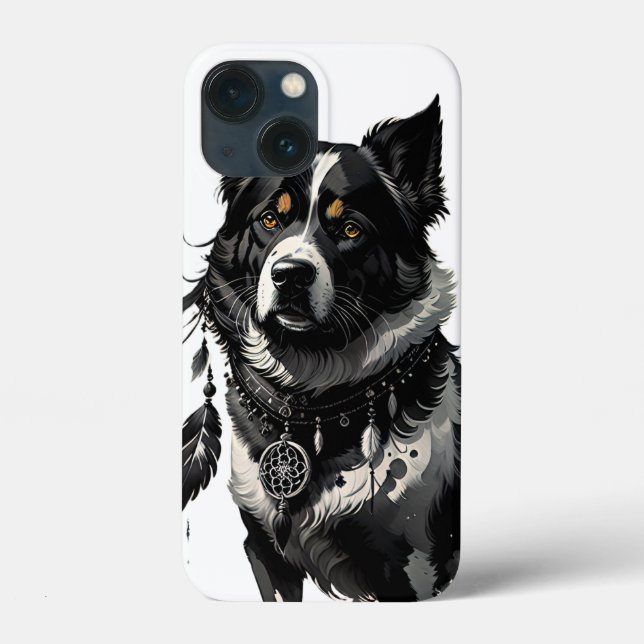 dog, dreamcatcher, amulet, talisman,  Case-Mate iPhone case (Back)