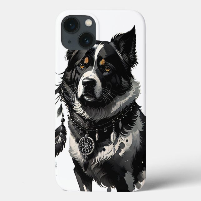 dog, dreamcatcher, amulet, talisman,  Case-Mate iPhone case (Back)
