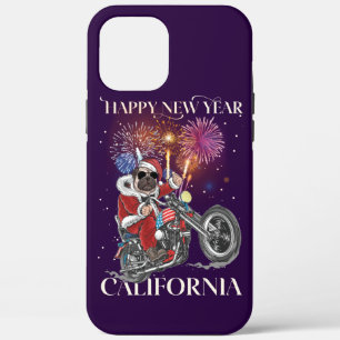 Dog Drives A Motorcycle To California iPhone 12 Pro Max Case