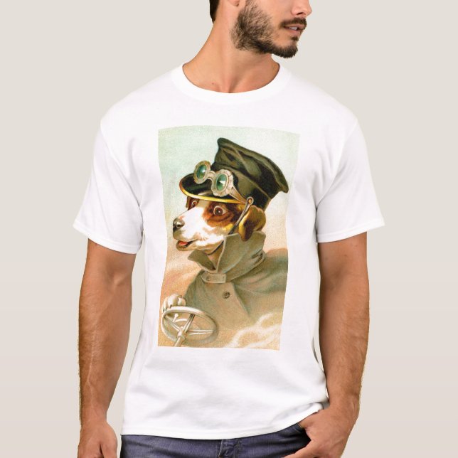 Dog driving T-Shirt (Front)