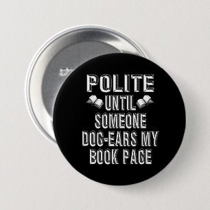 Dog Ear Books Humour 7.5 Cm Round Badge