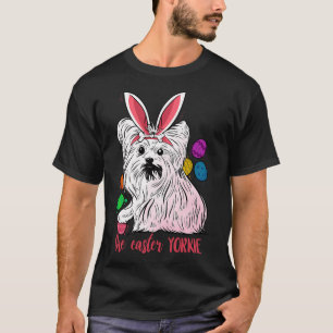 Dog Easter Bunny Yorkie Lovers T-Shirt