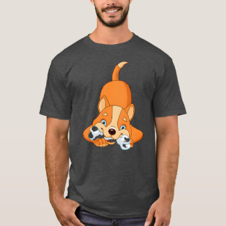 Dog Eating Bone Dog Lover friend family T-Shirt