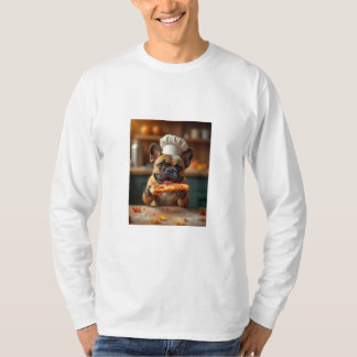 dog eating pizza t-shirt