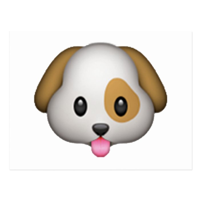 Dog Emoji Postcard