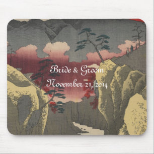 Dog Eye Pass Mt. Fuji Japanese Art Mousepad