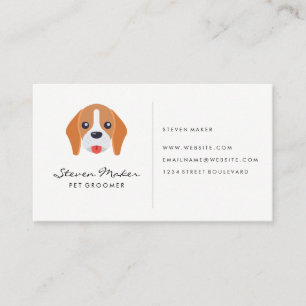 Dog Face Business Card
