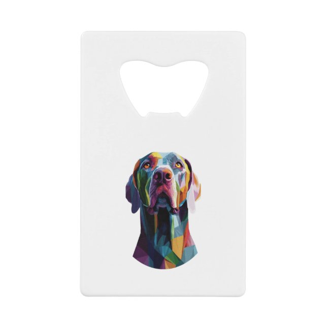 Dog Face Rasterised WPAP Style (Front)