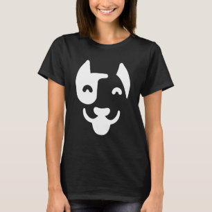 Dog Face Silhouette T-Shirt