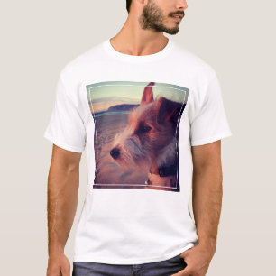 Dog Facing The Beach T-Shirt