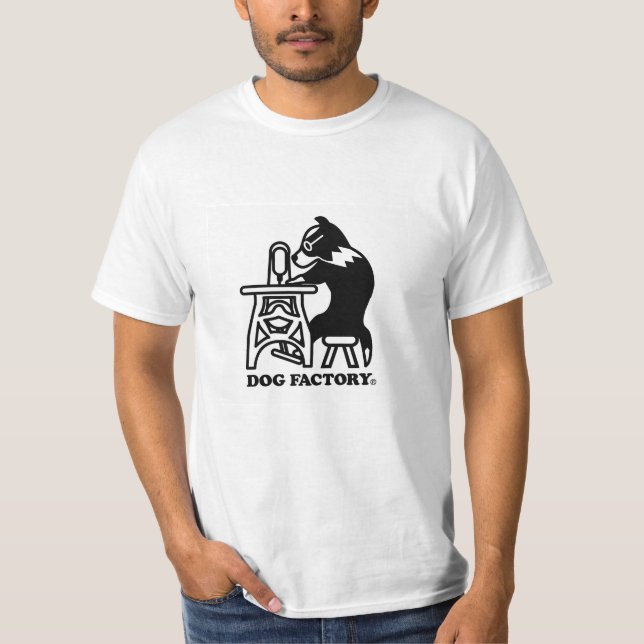 DOG FACTORY オリジナルロゴ Tシャツ T-Shirt (Front)