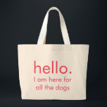 dog fanatic dog jumbo tote<br><div class="desc">dog fanatic dog jumbo tote</div>