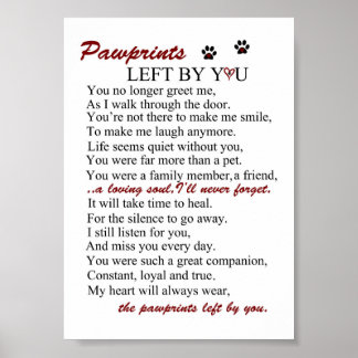 Dog Farewell, Forever On My Heart Poster