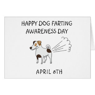 Dog Farting Awareness Day Funny Holiday Card