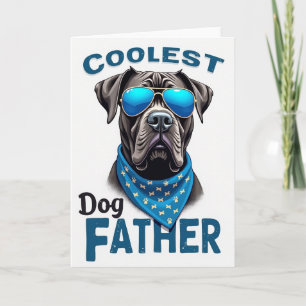 Dog Father Aviator Sweet Card