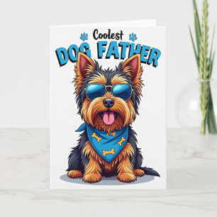 Dog Father Blue Shades Card