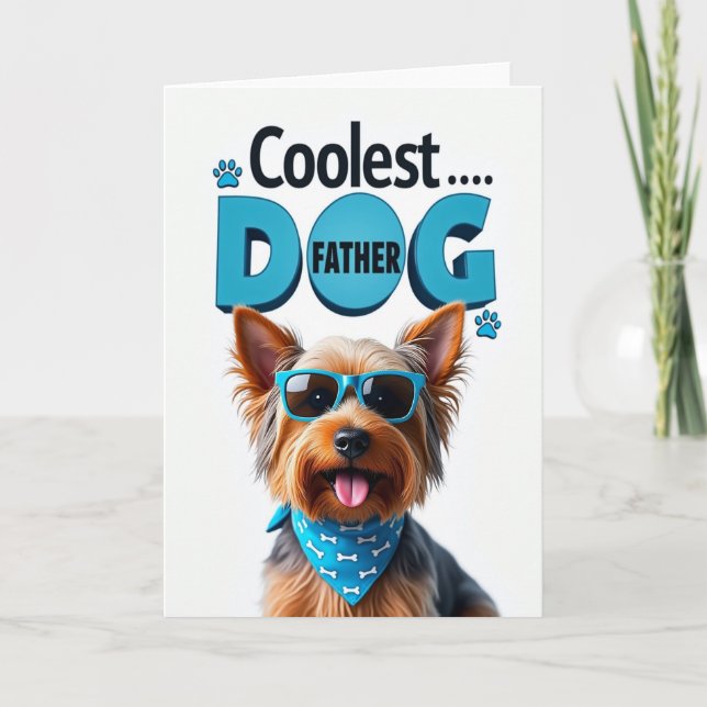 Dog Father Fun Shades Card (Front)