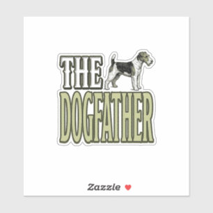Dog Father Terrier Vintage Engraving Shirt Design_