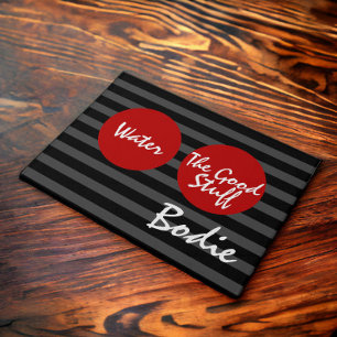 Dog Feeding Water Good Stuff Personalised Doormat