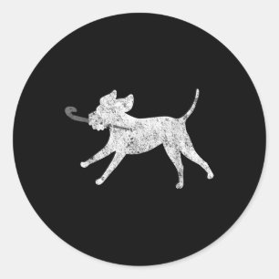 Dog Fetch Field Hockey Field Hockey For Men Women Classic Round Sticker