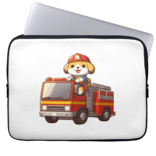Dog Firefighter Classic T-Shirt (1) Laptop Sleeve