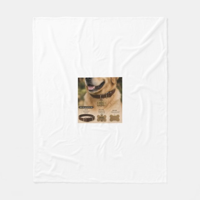 dog fleece blanket (Front)
