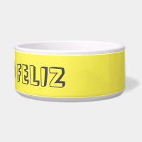 DOG FOOD BOWL CACHORRO FELIZ (HAPPY DOG)