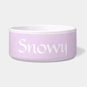 Dog Food Bowl w ANY Colour Background - HAMbWG