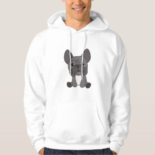 Dog French Bulldog Puppy Cute Dogs For Kids Hoodie