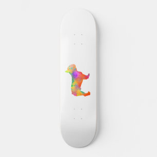 dog french bulldog silhouette skateboard