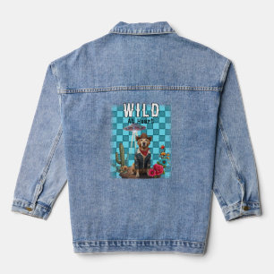dog-French cowboy Denim Jacket