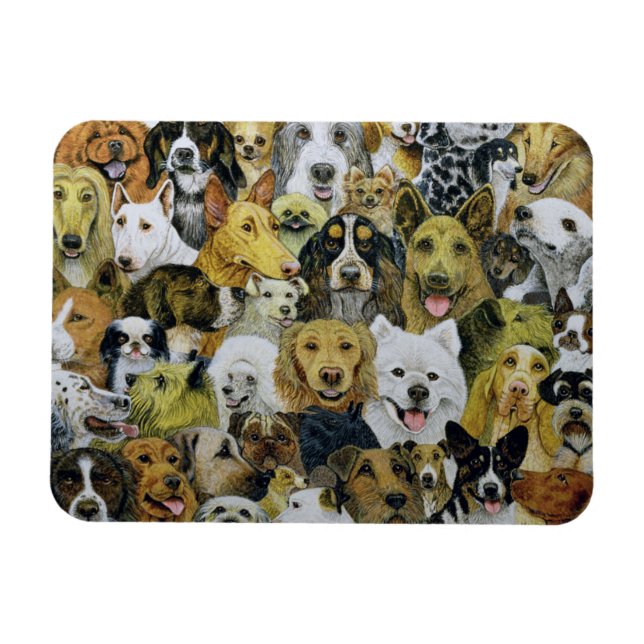 Dog Friends Magnet (Horizontal)